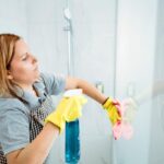 Shower Glass cleaning